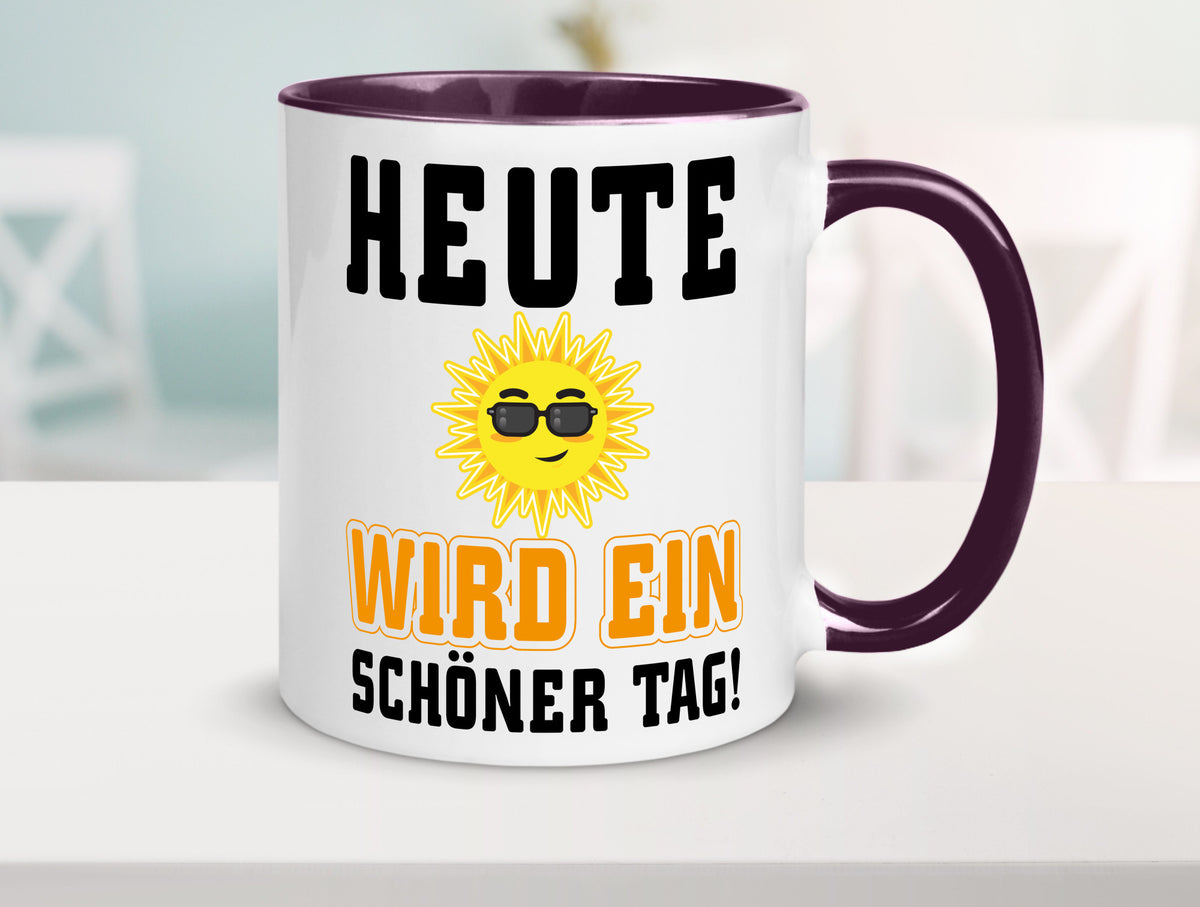 Schöner Tag Geschenk Humor Geschenkidee lustiger Spruch Tasse