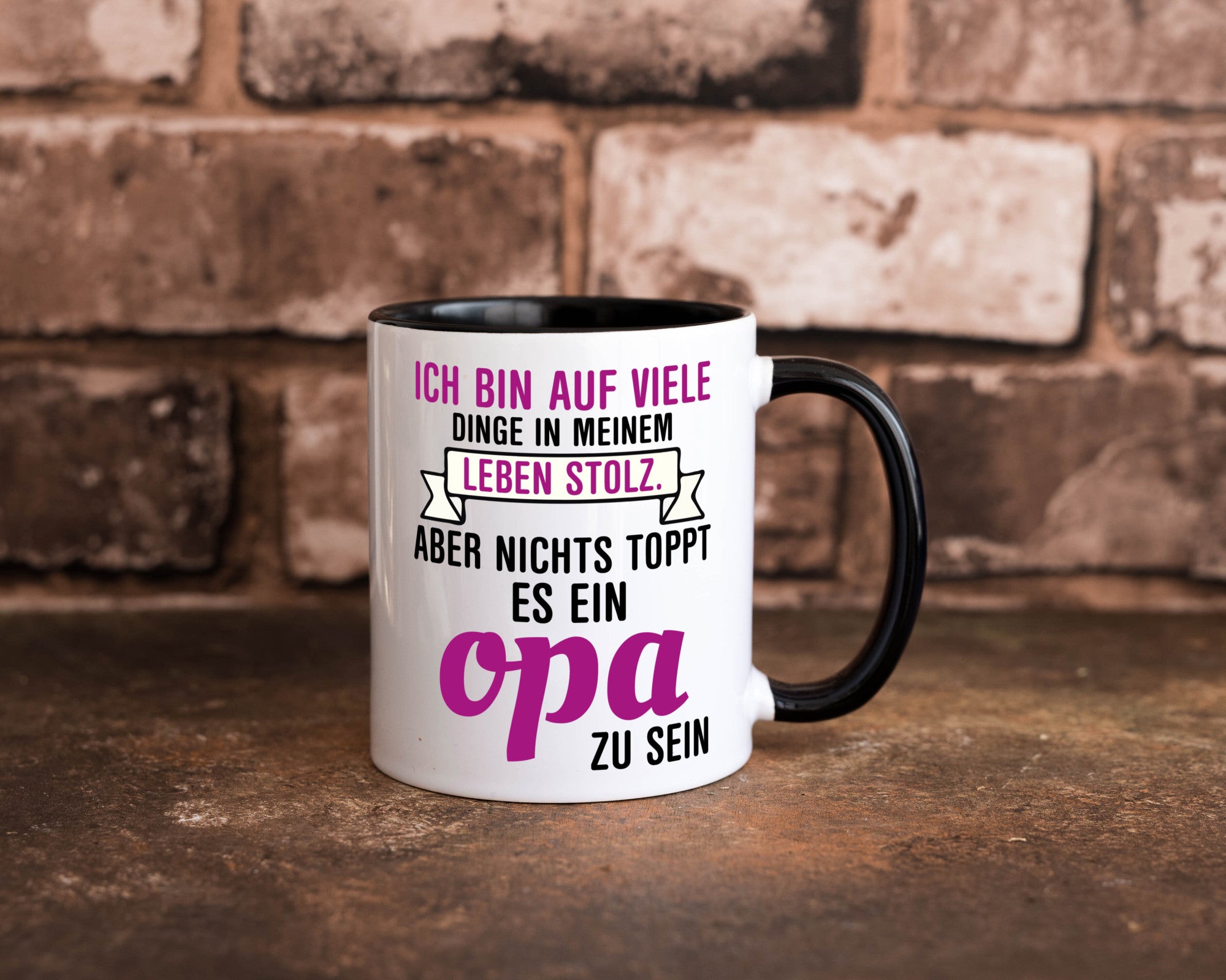 Opa Tasse | Stolzer Großvater Vatertag Enkelkinder Geschenk Familie