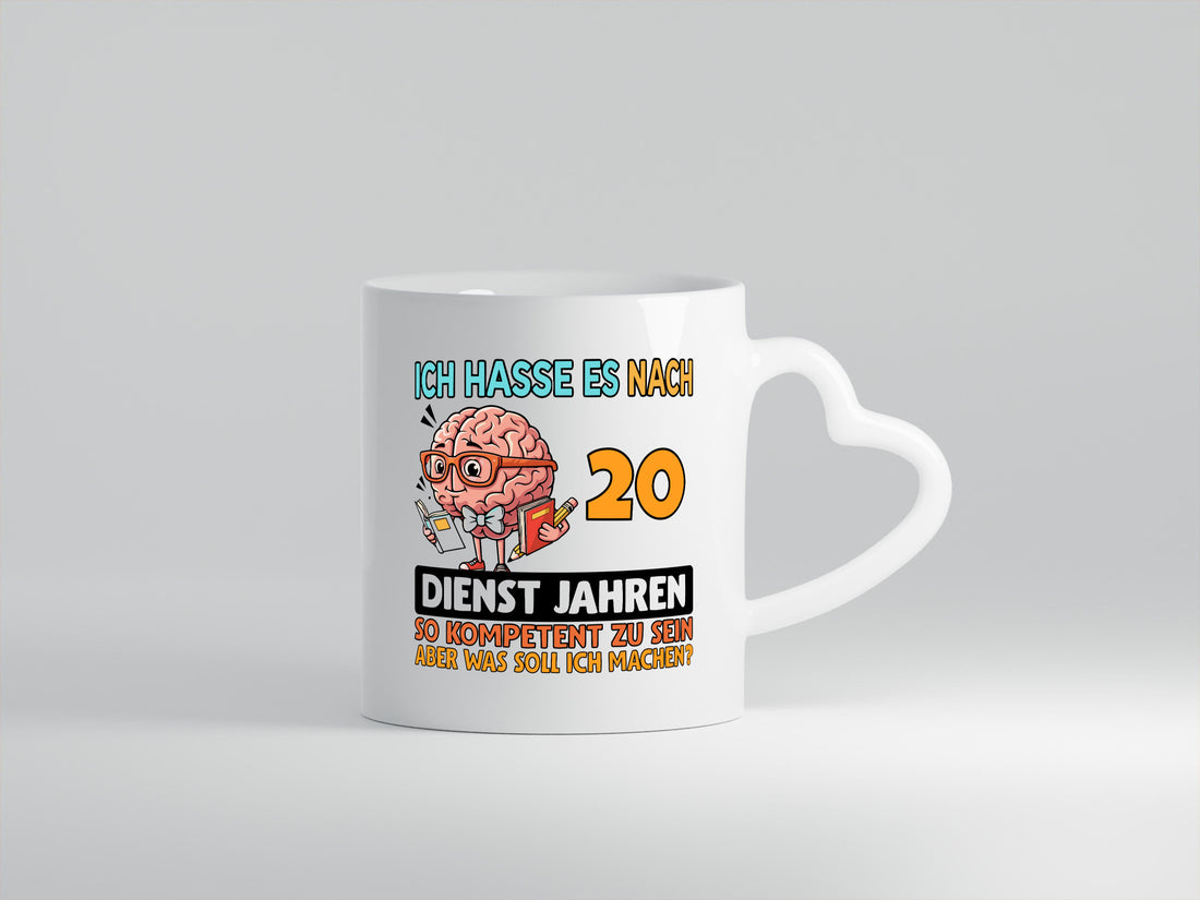 20 Dienstjahre | Arbeit Kompetent lustig Kollegen Büro Geschenk Tasse