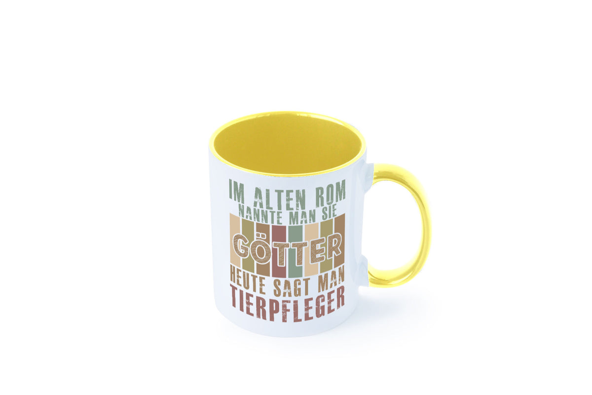 Heute sagt man: Tierpfleger | Pflegeberuf Tierheim lustiger Spruch Geschenk Tasse