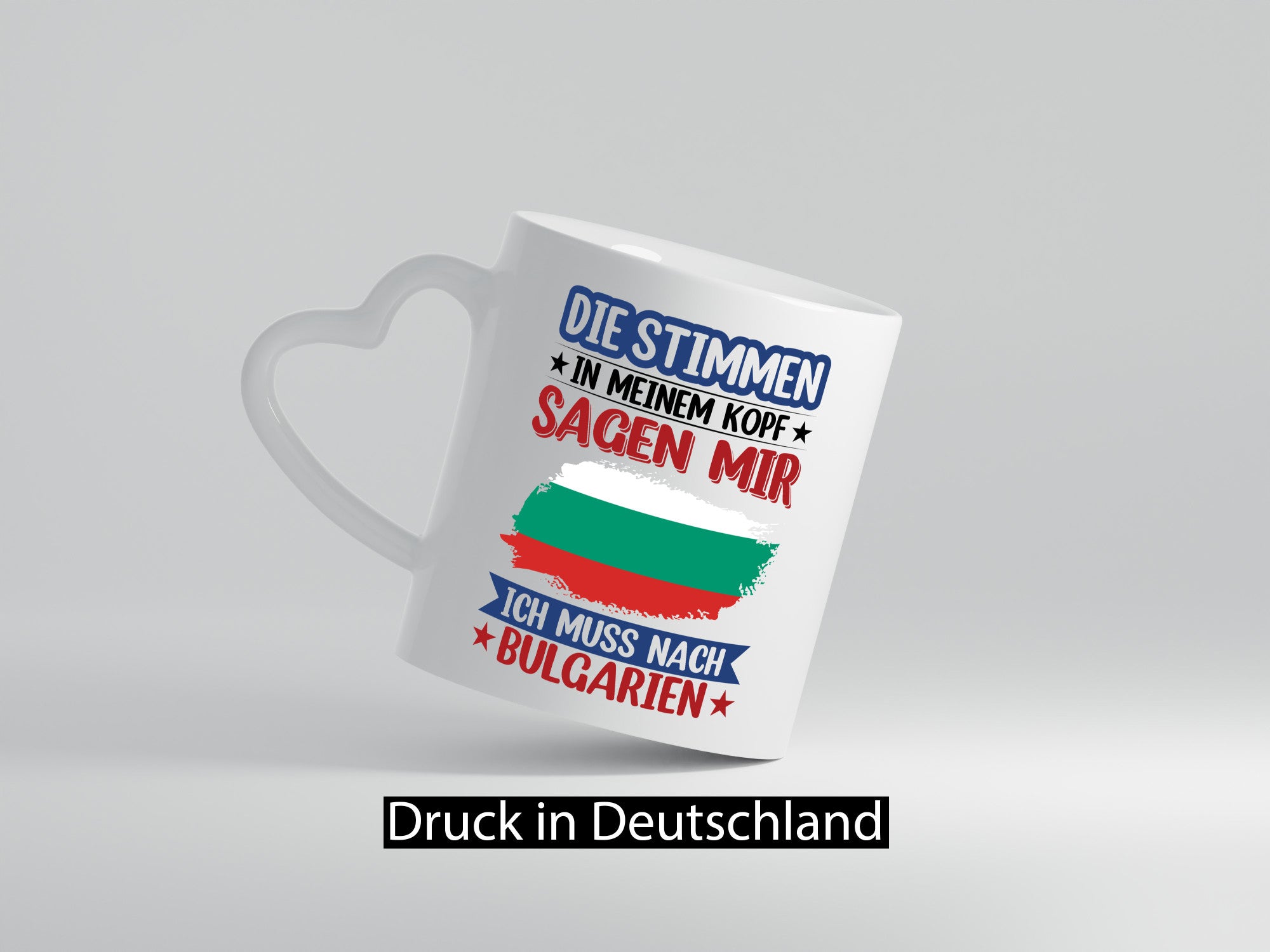Bulgarien | Urlaub Stimmen in meinem Kopf Traumland Humor Geschenkidee Tasse