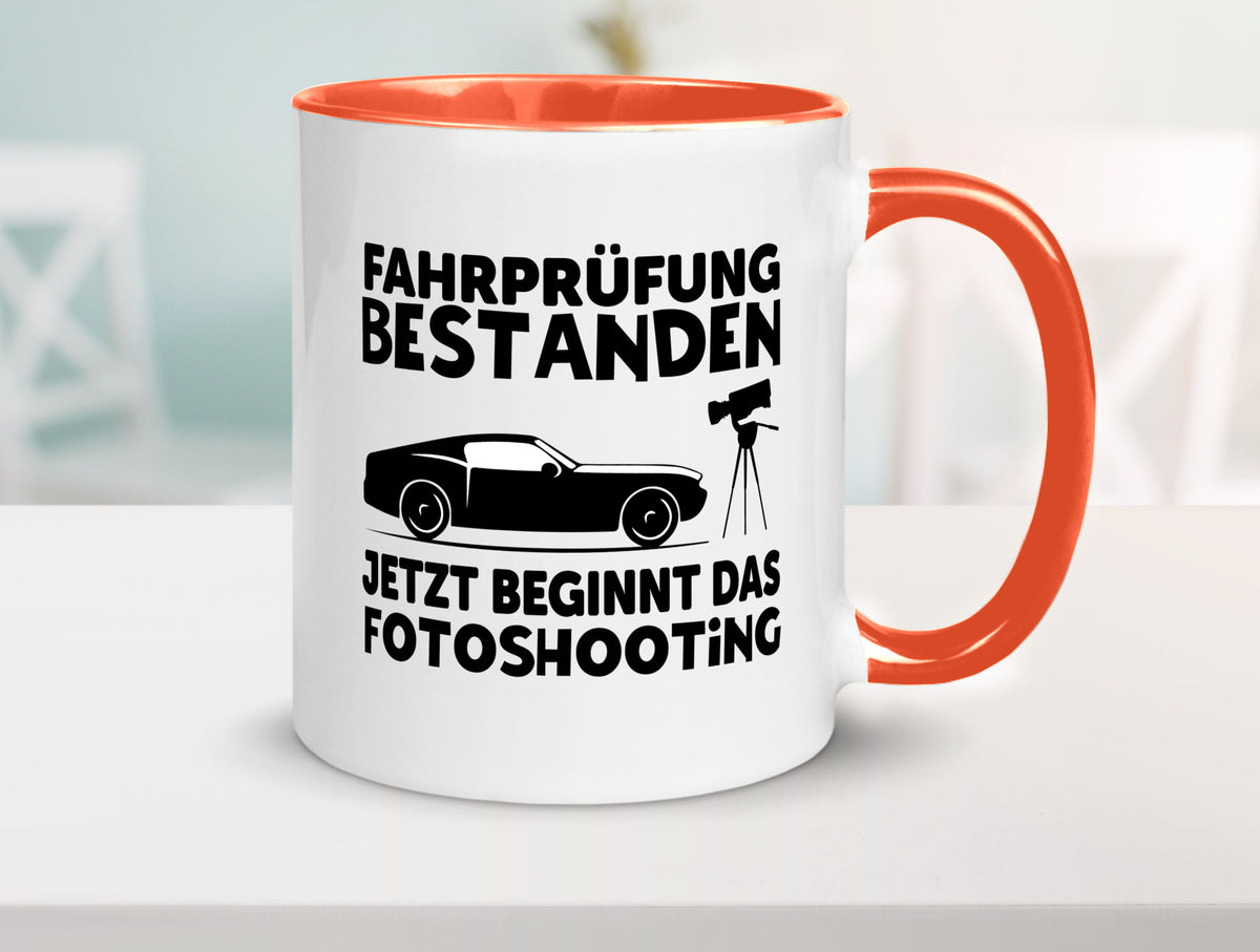 Fahrprüfung bestanden | Autofahren Führerschein Geschenk Humor Geschenkidee Tasse