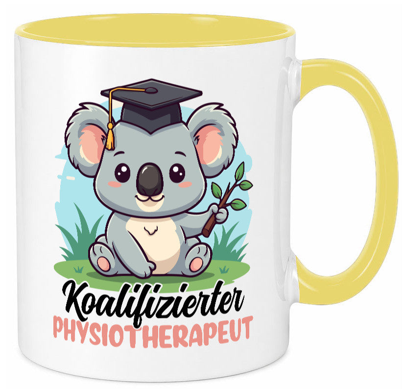 Koalifizierter Physiotherapeut Geschenk Humor Geschenkidee lustiger Spruch Tasse