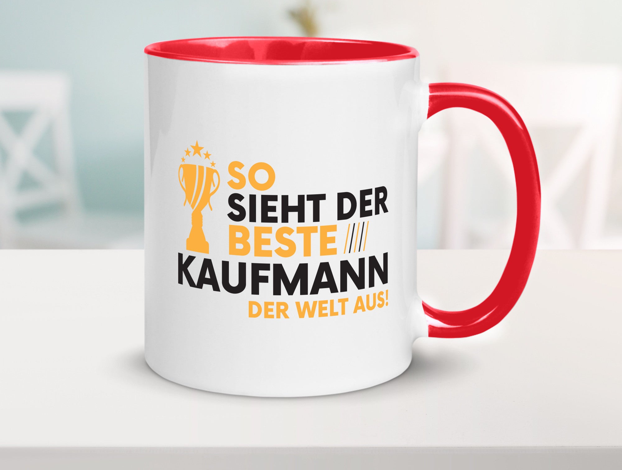 Der Weltbeste Kaufmann Kaufmänner lustig Humor Geschenkidee Geschenk Tasse