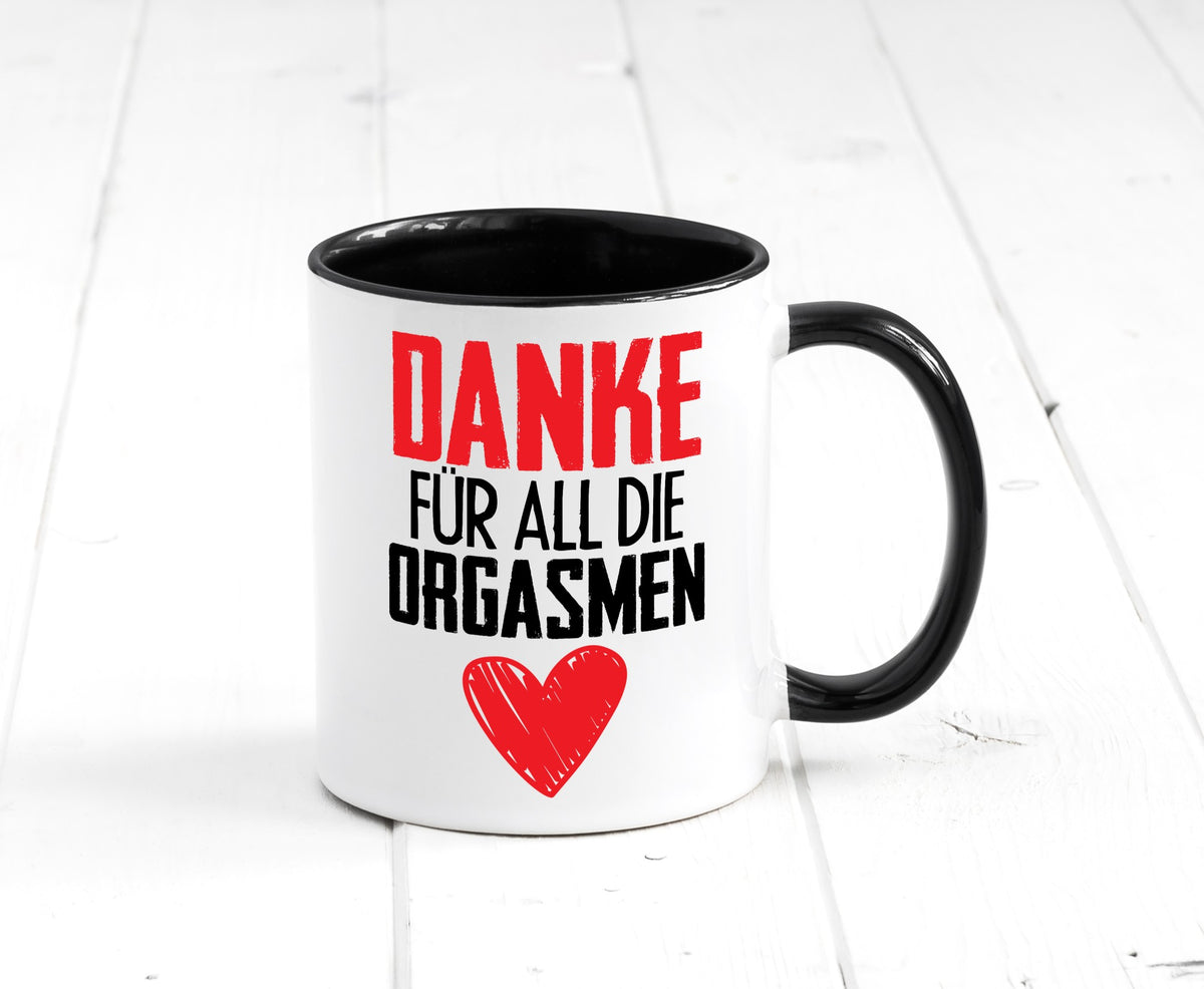 Orgasmus Tasse Geschenkidee Humor