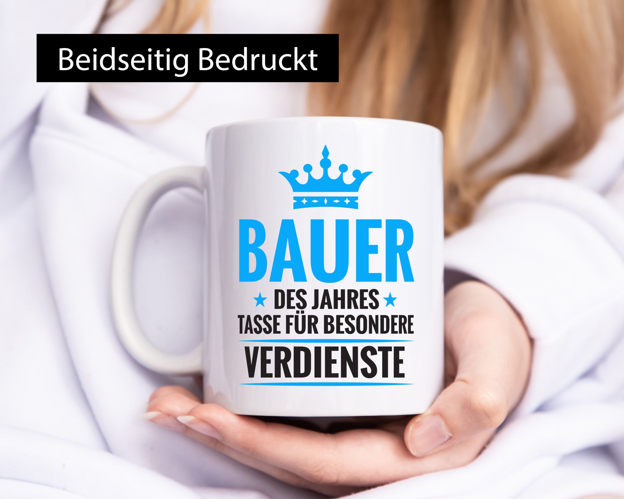 Besonderer Verdienst: Bauer | Bauernhof Landwirtschaft Geschenkidee Humor Tasse