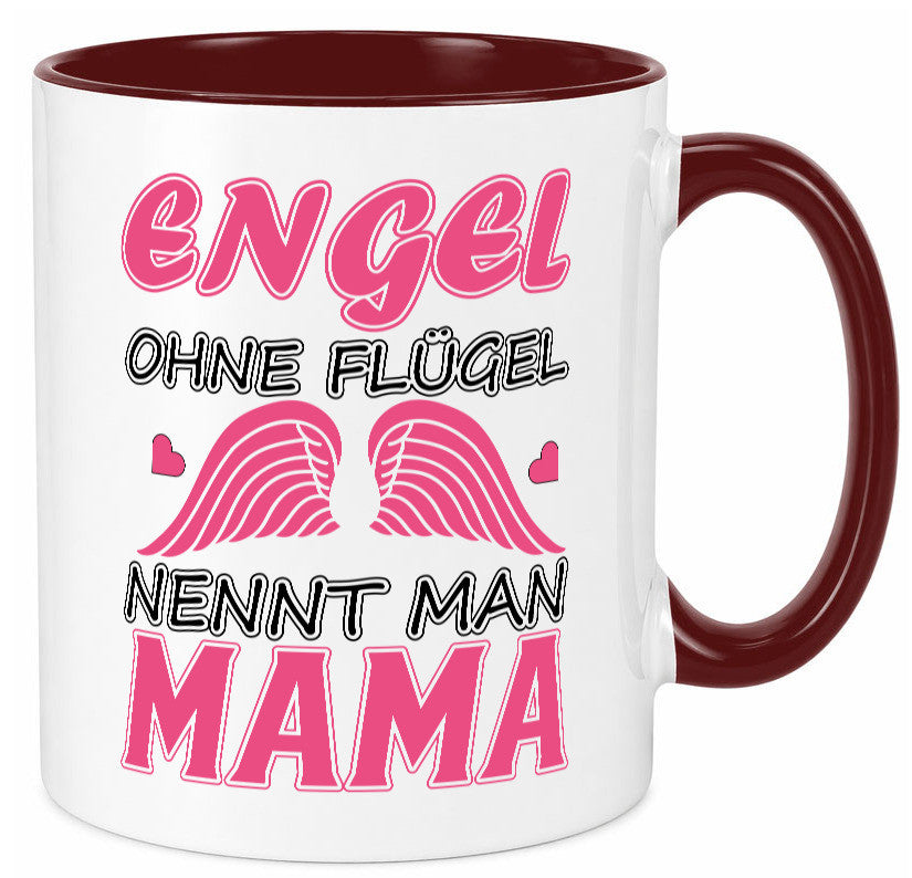 Mama Engel Humor Familie Geschenkidee Tasse
