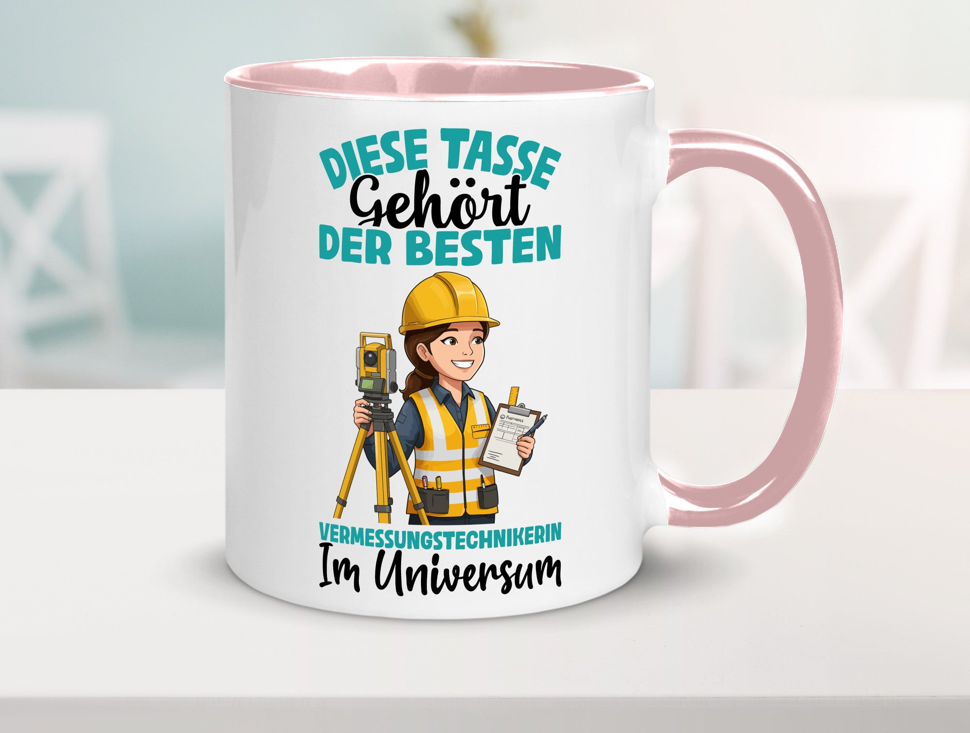 Im Universum: Vermessungstechnikerin | Techniker lustiger Spruch Geschenk Humor