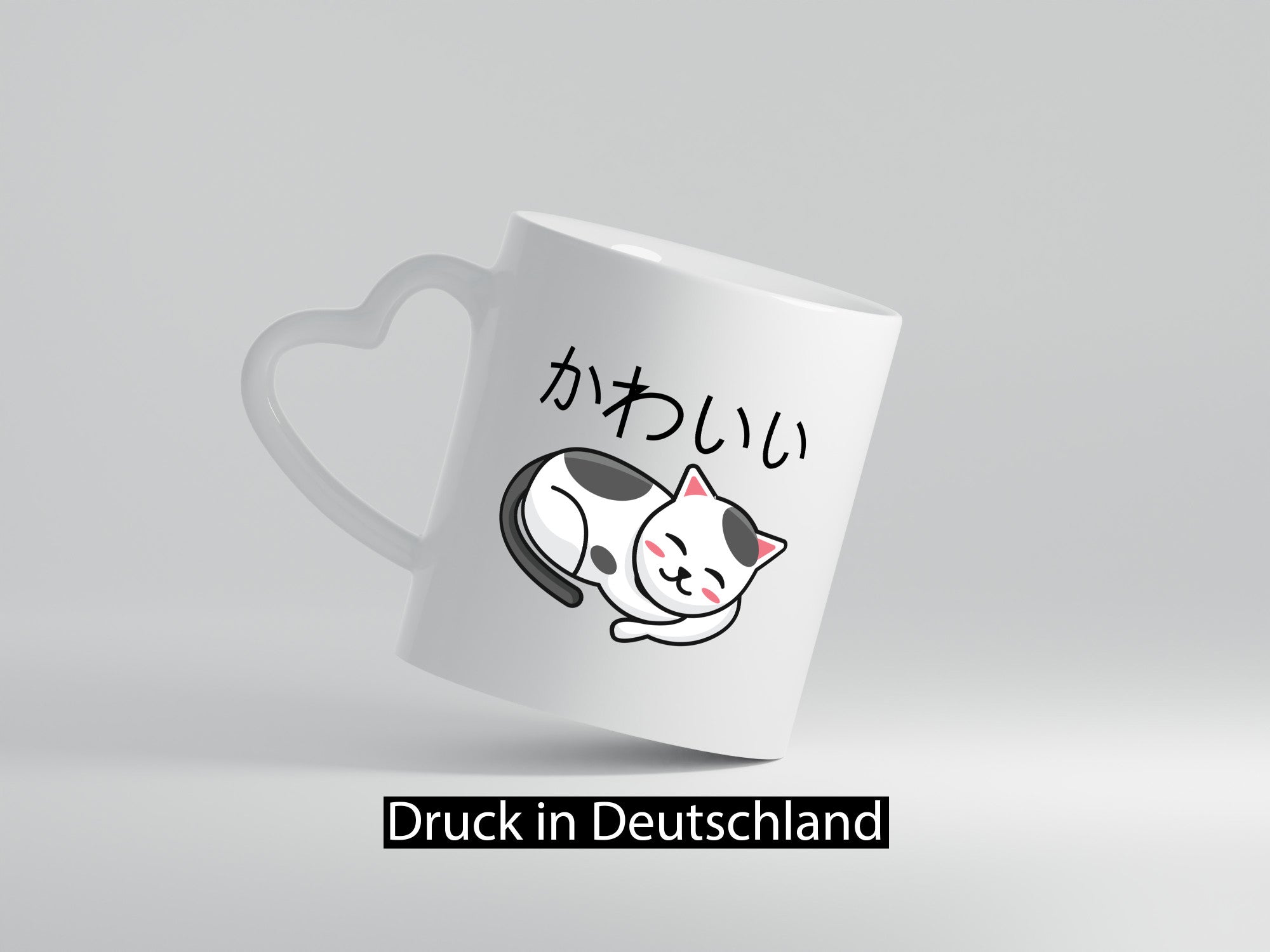 Japanische Katze | Japan Tasse Comic Motiv lustig Tierliebhaber Humor Geschenk