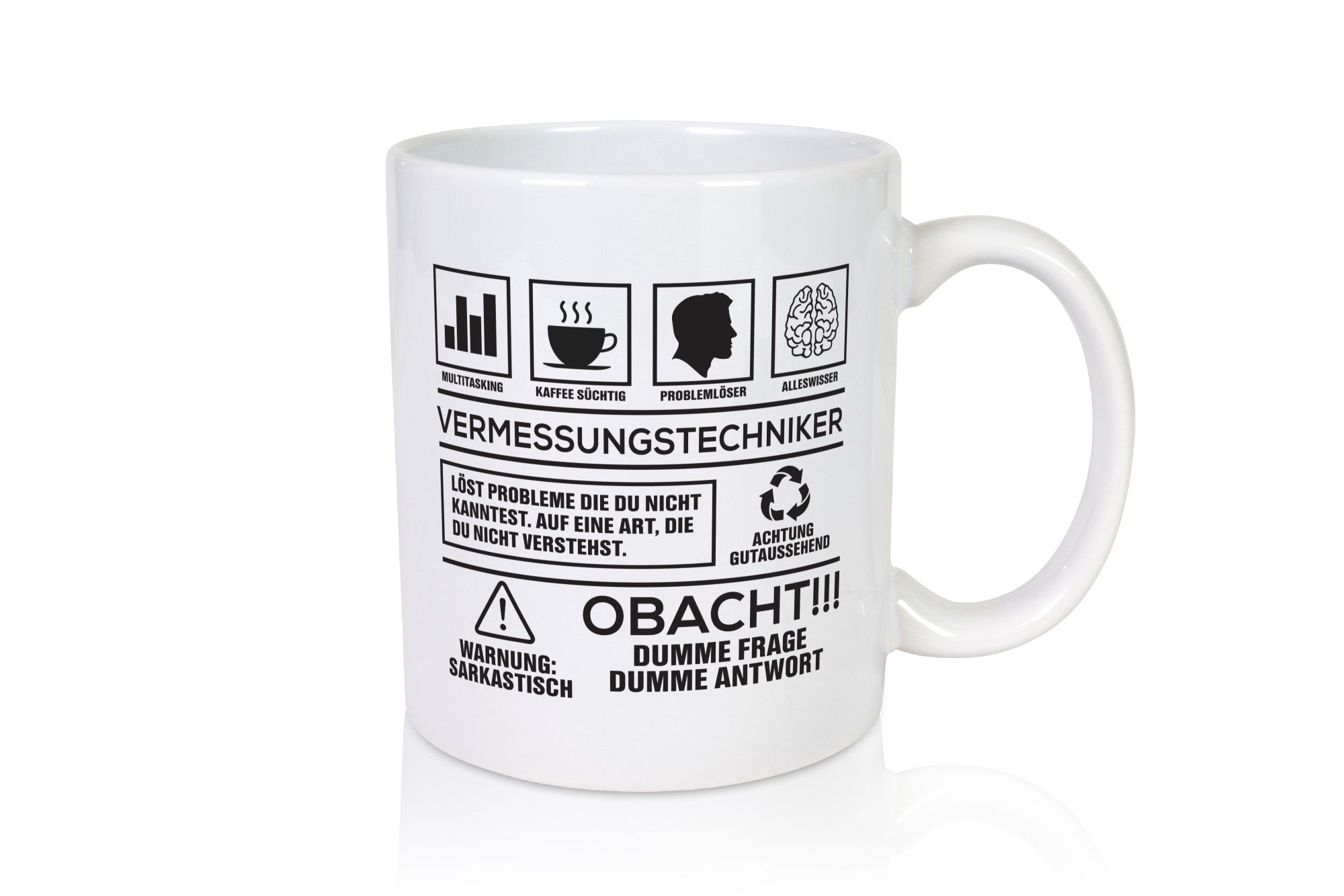 Achtung Probleme Vermessungstechniker | Techniker lustiger Spruch Geschenk