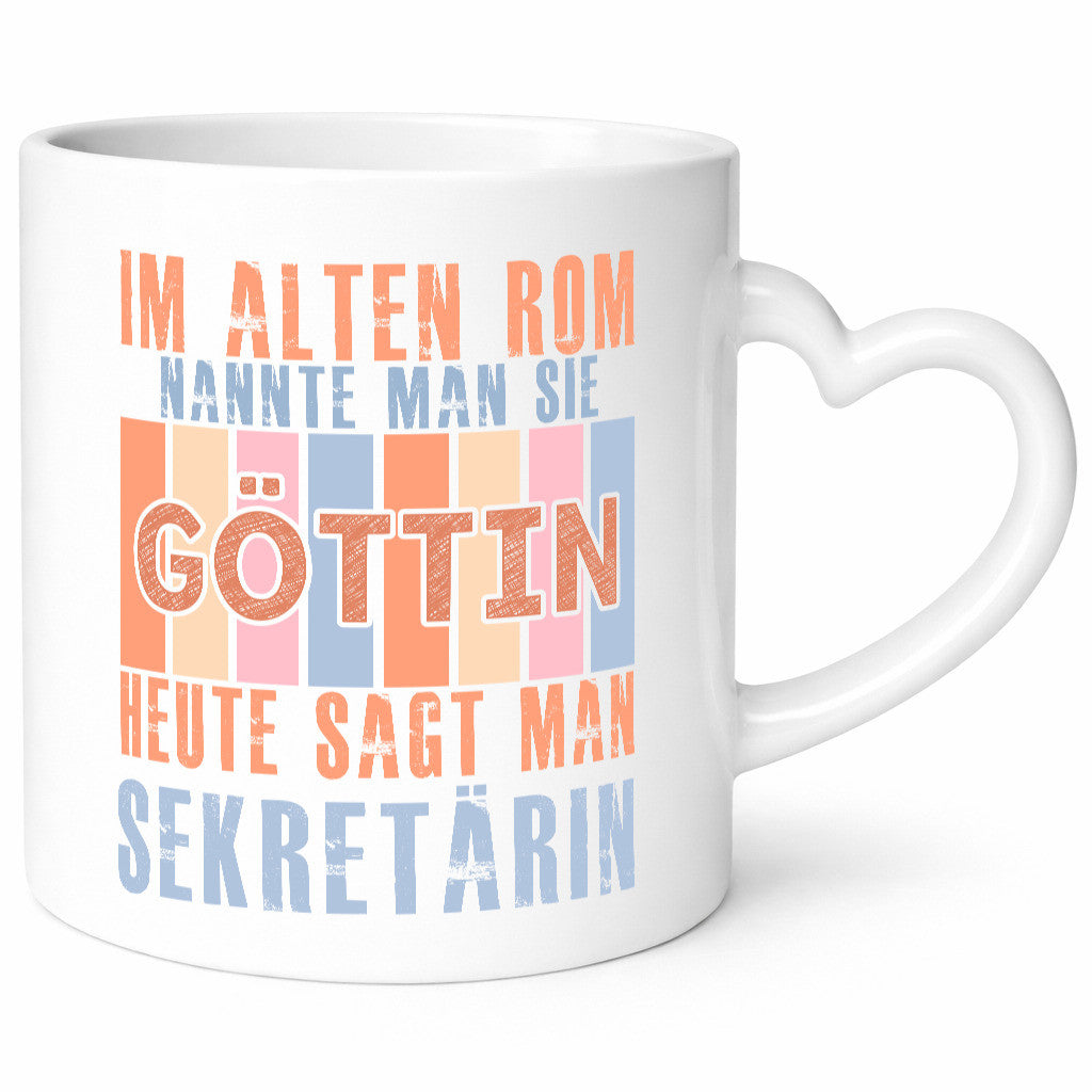 Heute sagt man: Sekretärin | Büro lustiger Spruch Geschenk Arbeit Kollegen Tasse