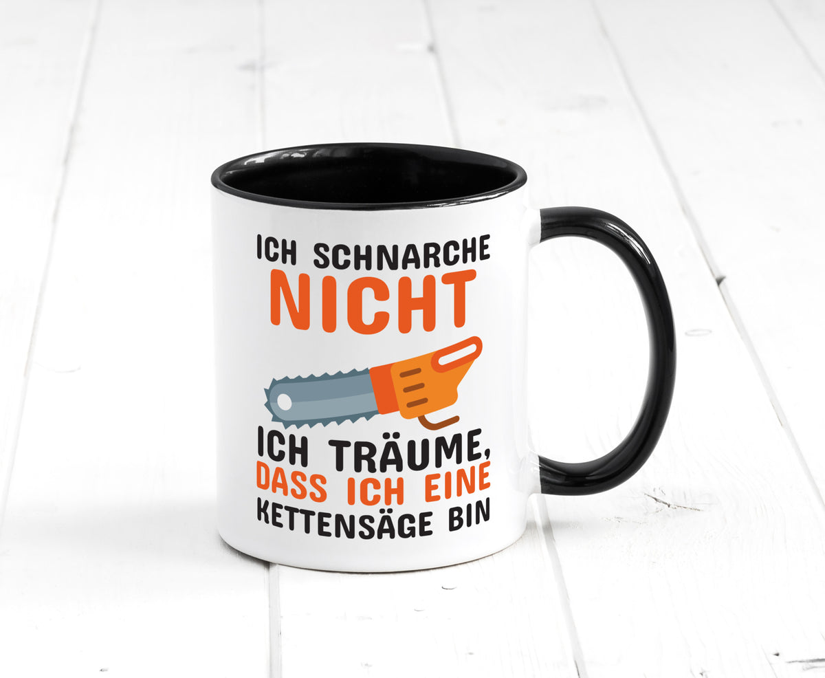 Ich schnarche nicht lustiger Spruch Geschenk Humor Geschenkidee Tasse