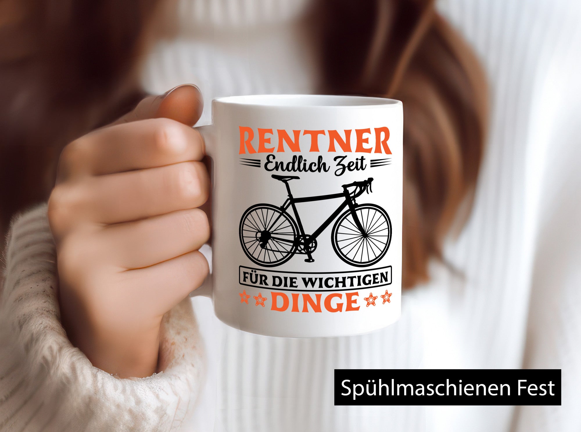 Rentner | Zeit für wichtige Dinge Fahrrad lustig Ruhestand Jubiläum Geschenk