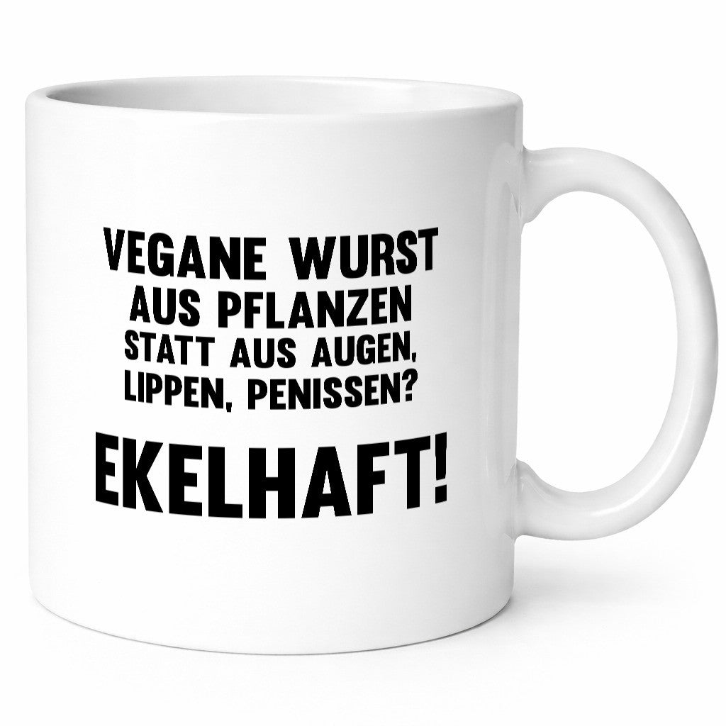 Vegane Wust | Veganer Ekelhaft lustiger Spruch Geschenk Humor Geschenkidee Tasse