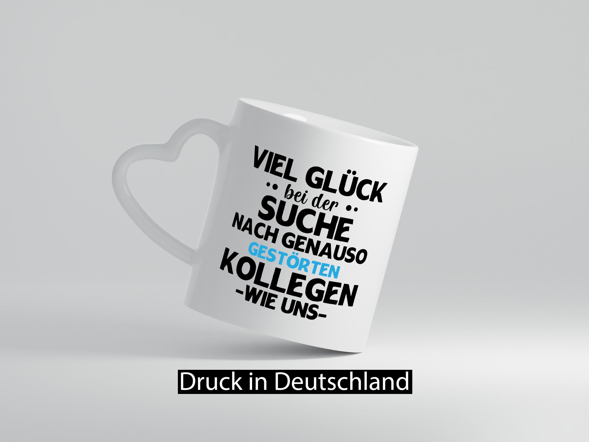 Viel Glück bei der Suche | Arbeitskollegen Arbeit Geschenk Kollegen Büro