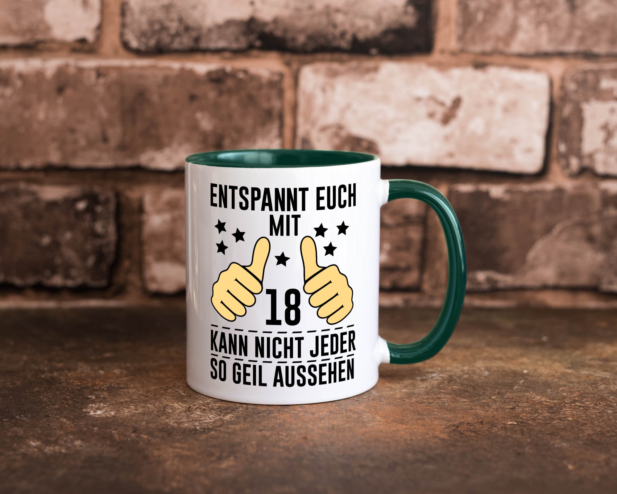 18. Geburtstag | 18 Jahre Geil aussehen Entspannt euch Geschenk Geschenkidee
