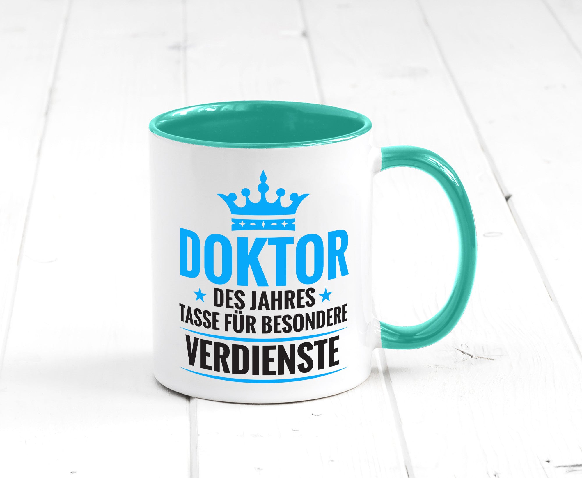 Besonderer Verdienst: Doktor | Doktorand Doktortitel Humor Geschenkidee Tasse