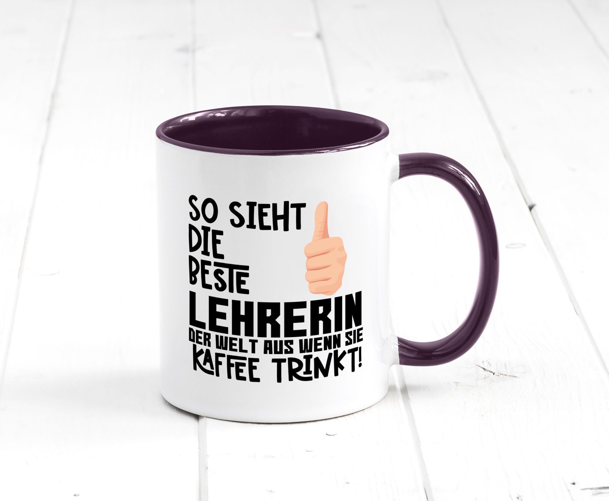 Beste Lehrerin | Lehrer Tasse Schule Dankeschön lustiger Spruch Geschenk Humor