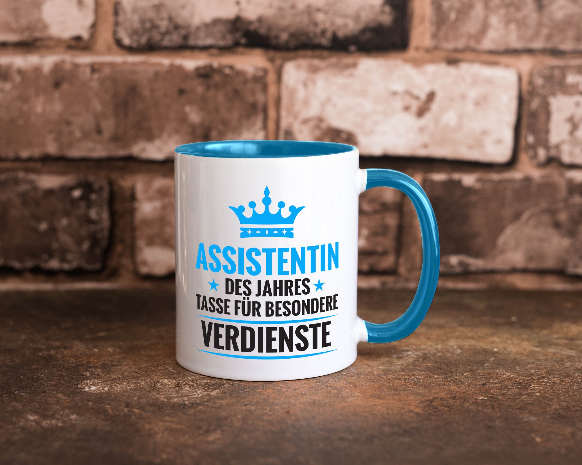 Besonderer Verdienst: Assistentin | Assistenz Hilfskraft Humor Geschenkidee