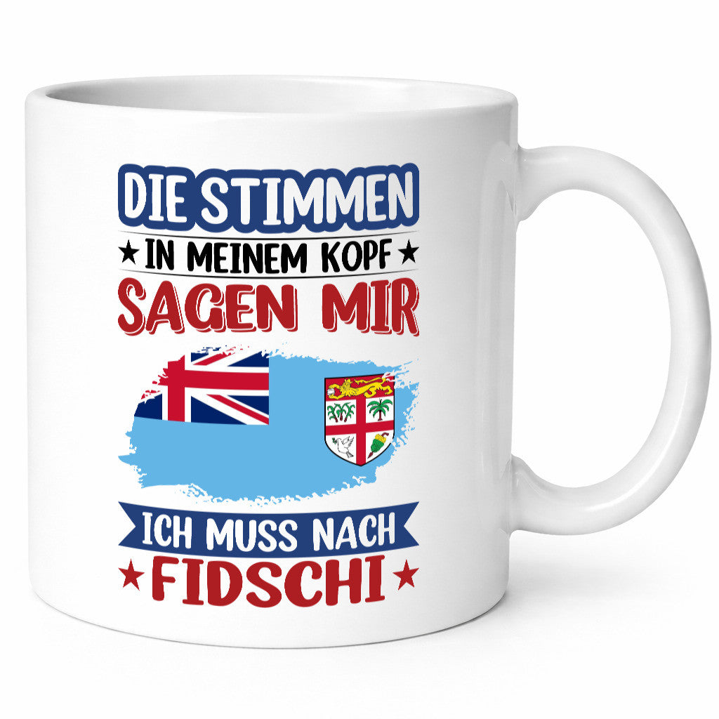 Fidschi | Urlaub Stimmen in meinem Kopf Traumland lustiger Spruch Geschenk