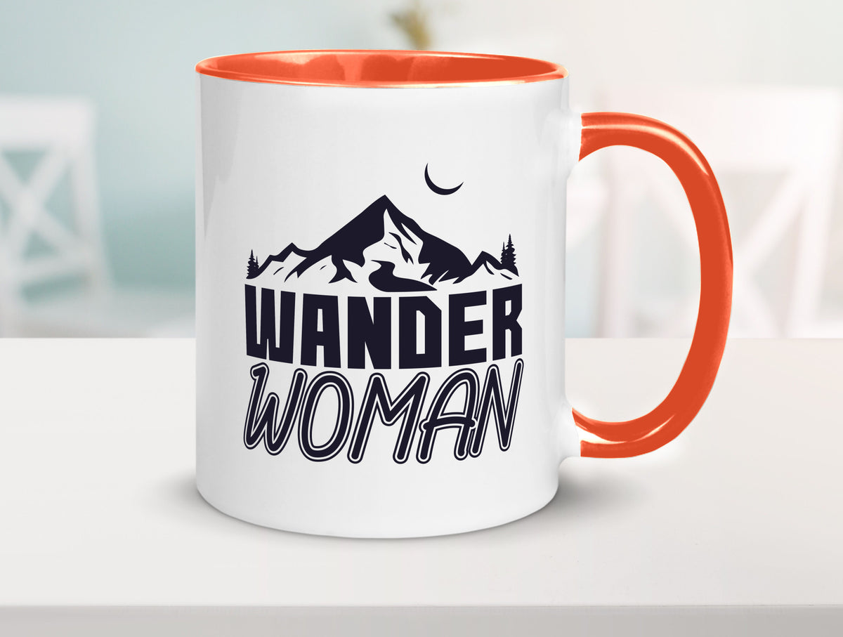 Wander Woman | Frauen Tasse Wanderer Bergsteigen lustig Familie Geschenkidee