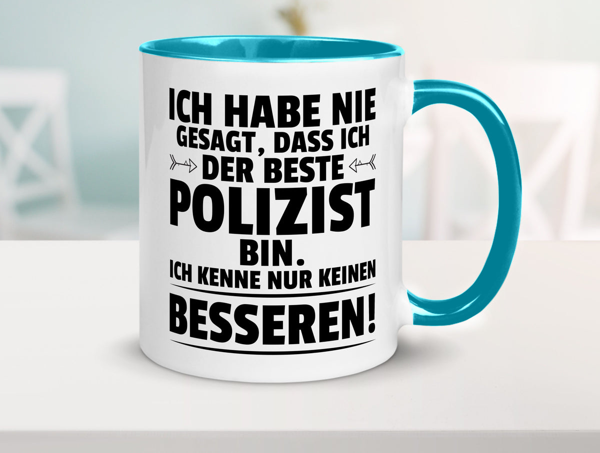 Der Beste Polizist | Polizei Humor Geschenkidee Tasse