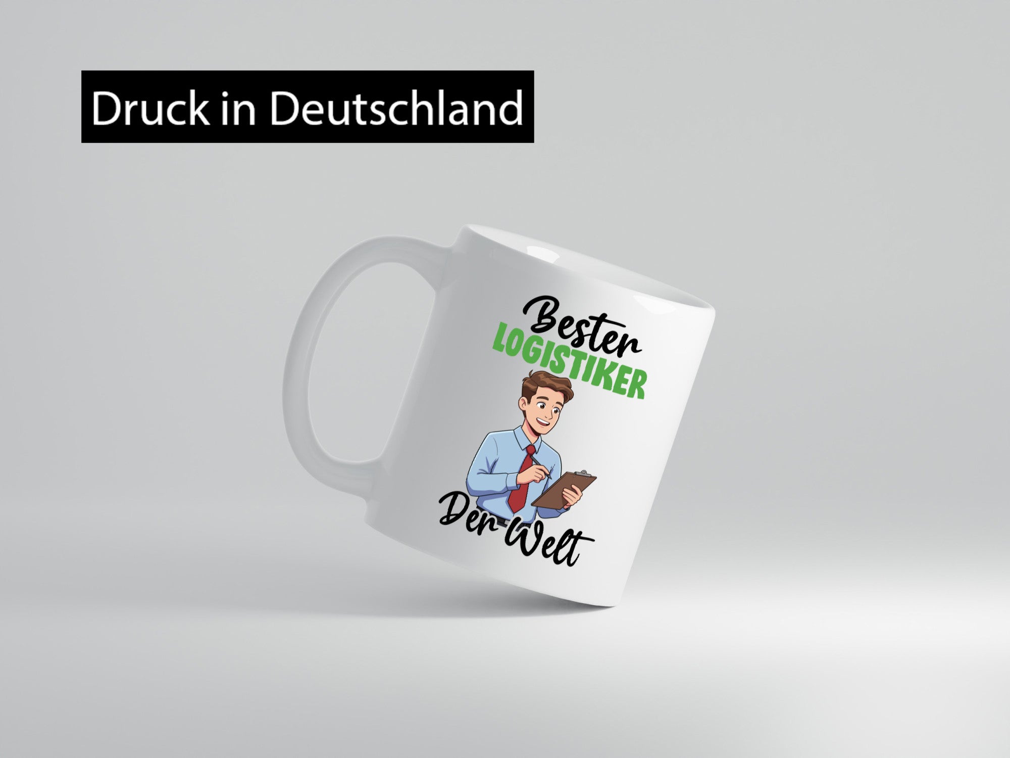 Bester Logistiker | Berufe Logistik v2 lustig Arbeit Kollegen Büro Geschenk Tasse