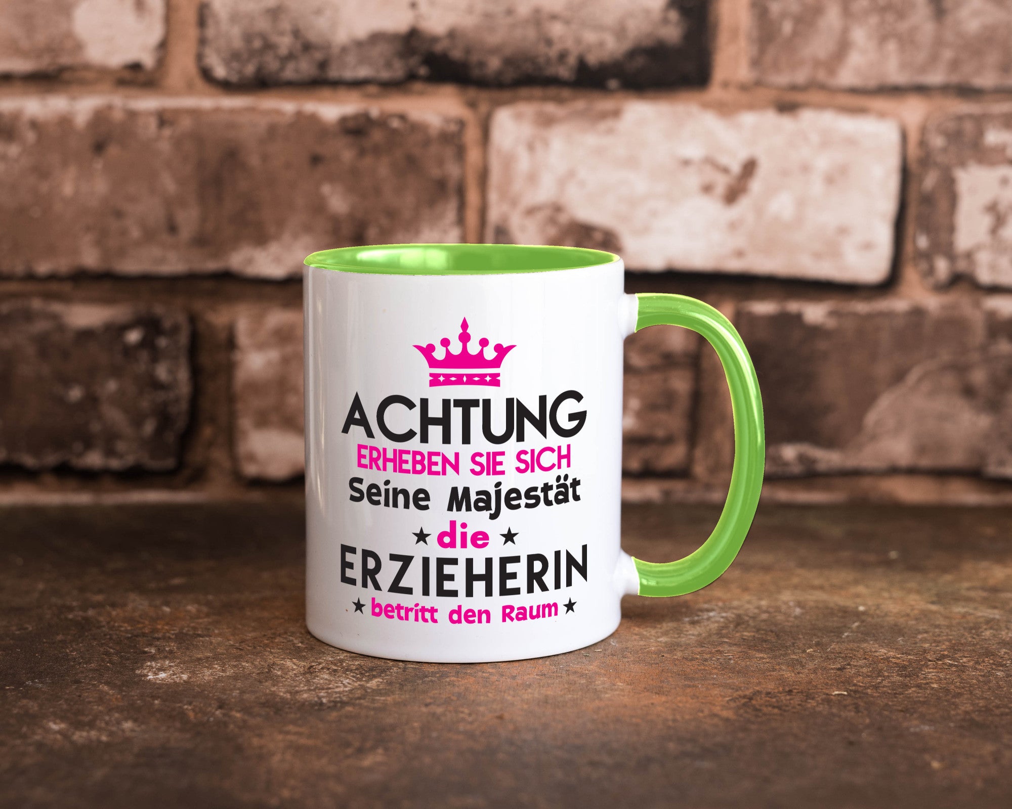 Seine Majestät Erzieherin | Pädagogin Schule Humor Geschenkidee Tasse