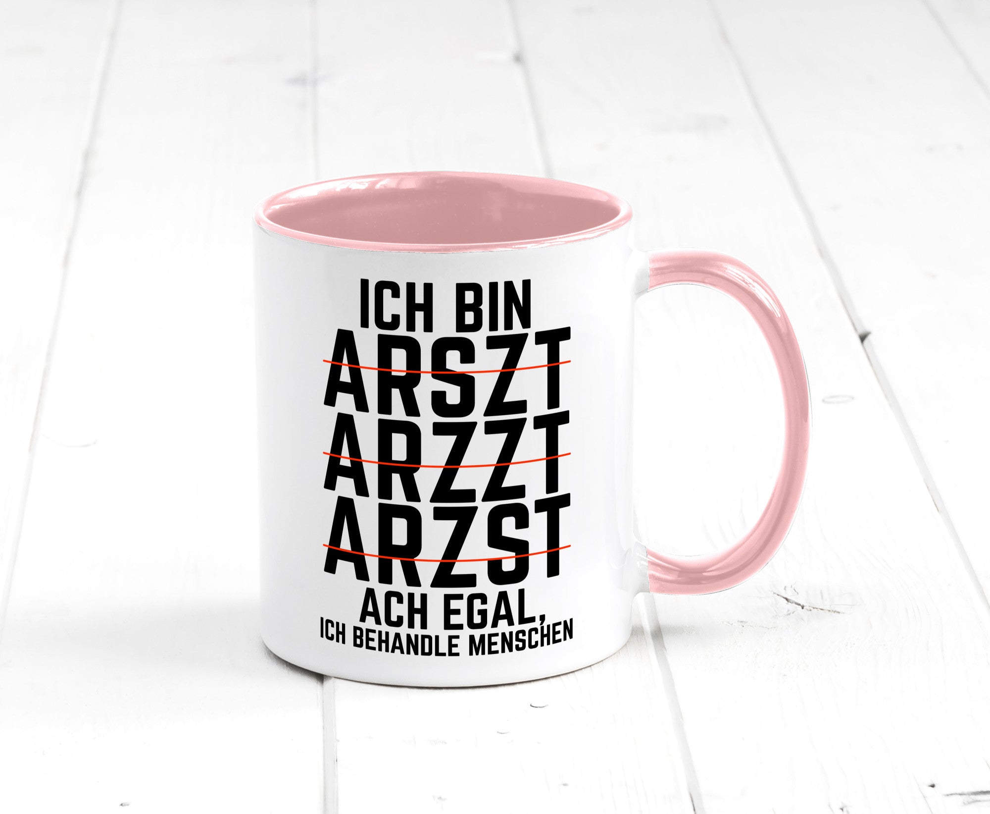 Ich bin Arzt | Rechtschreibung Klinik lustiger Spruch lustig Humor Geschenkidee