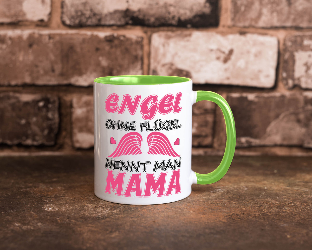 Mama Engel Humor Familie Geschenkidee Tasse