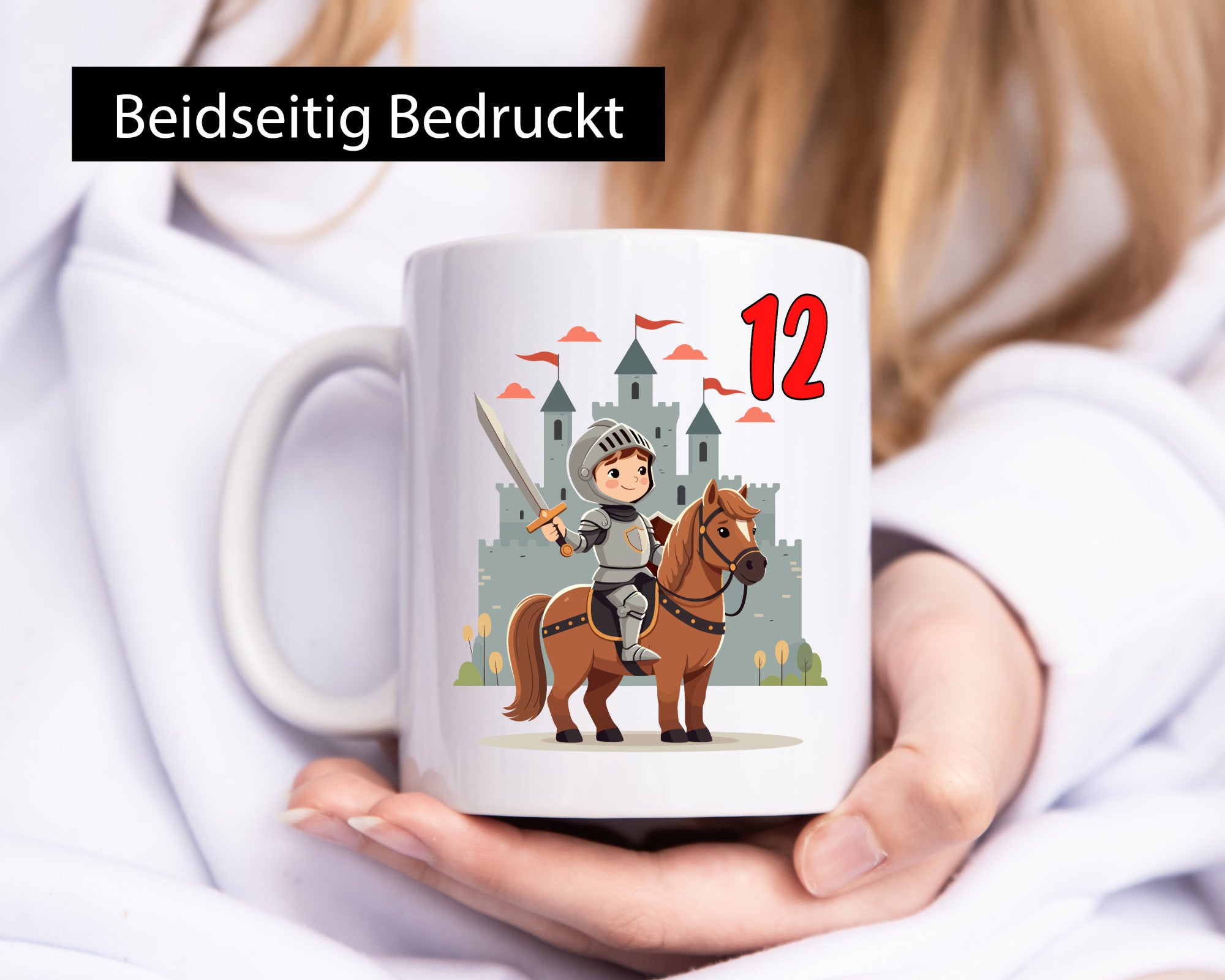 12. Geburtstag | 12 Jahre Ritter Junge Schloss lustiger Spruch Geschenk