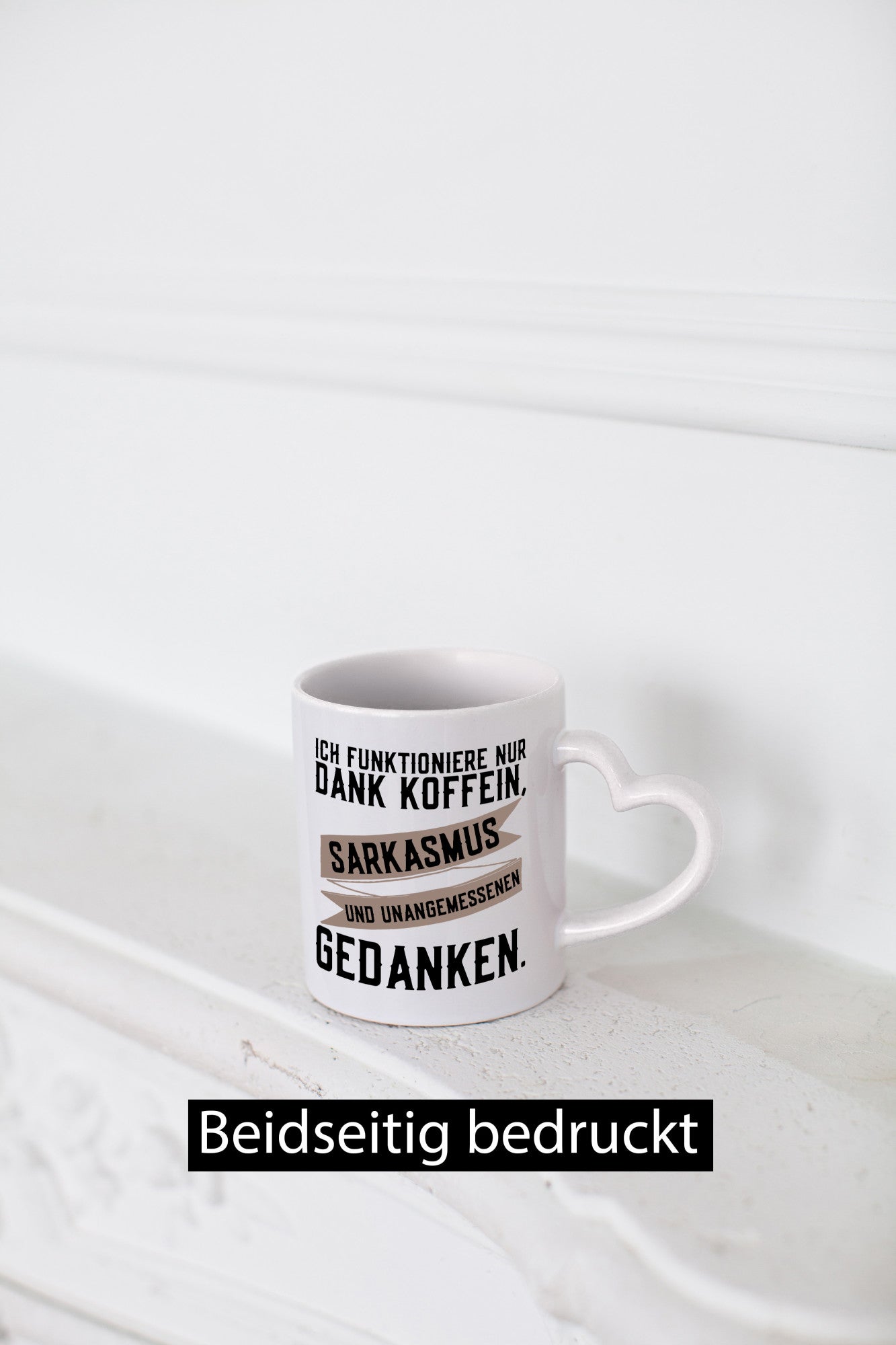 Ich funktioniere | lustiger Spruch Koffein Sarkasmus Humor Geschenkidee Tasse