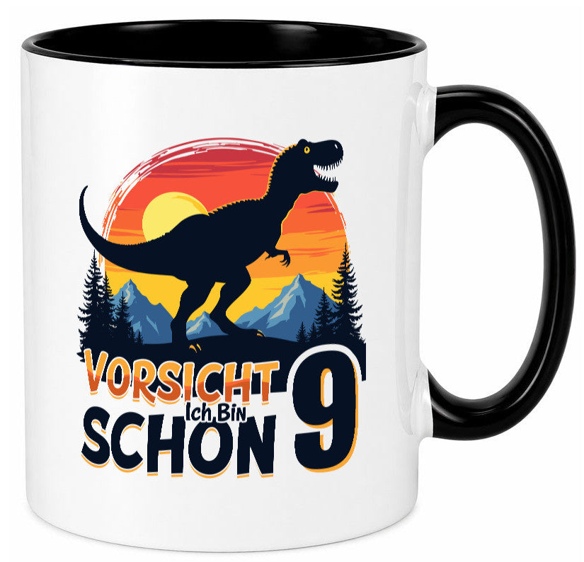 8. Geburtstag | 8 Jahre Dinosaurier v2 Geschenkidee Humor Tasse