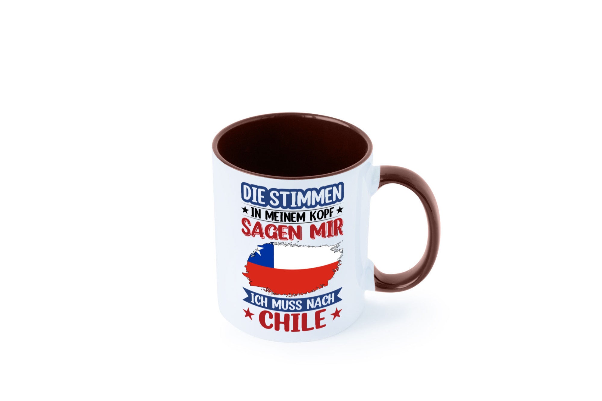 Chile | Urlaub Stimmen in meinem Kopf Traumland Geschenkidee Humor Tasse