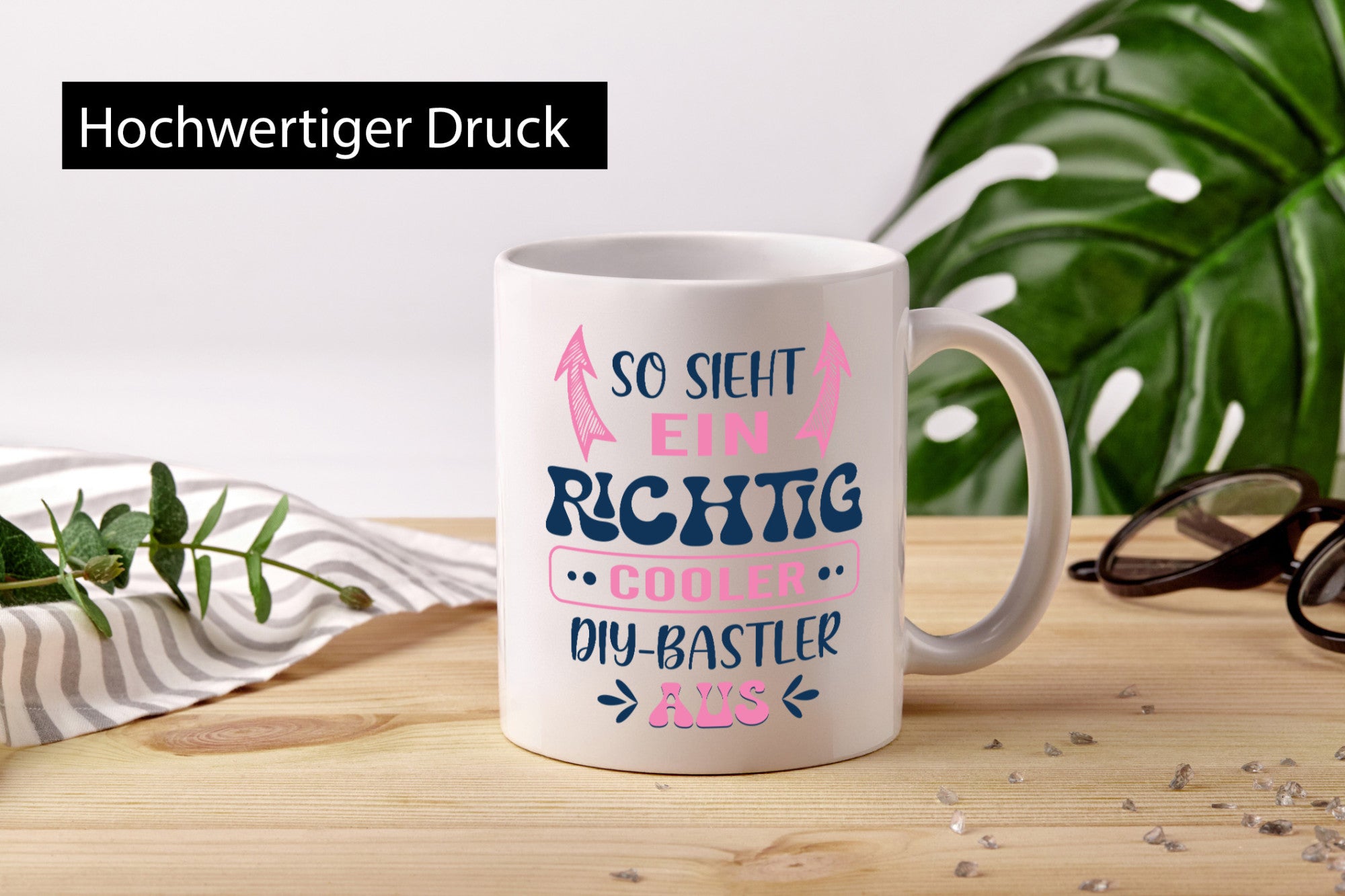 Richtig Cooler DIY Bastler | Basteln Handmade Humor Geschenkidee Tasse