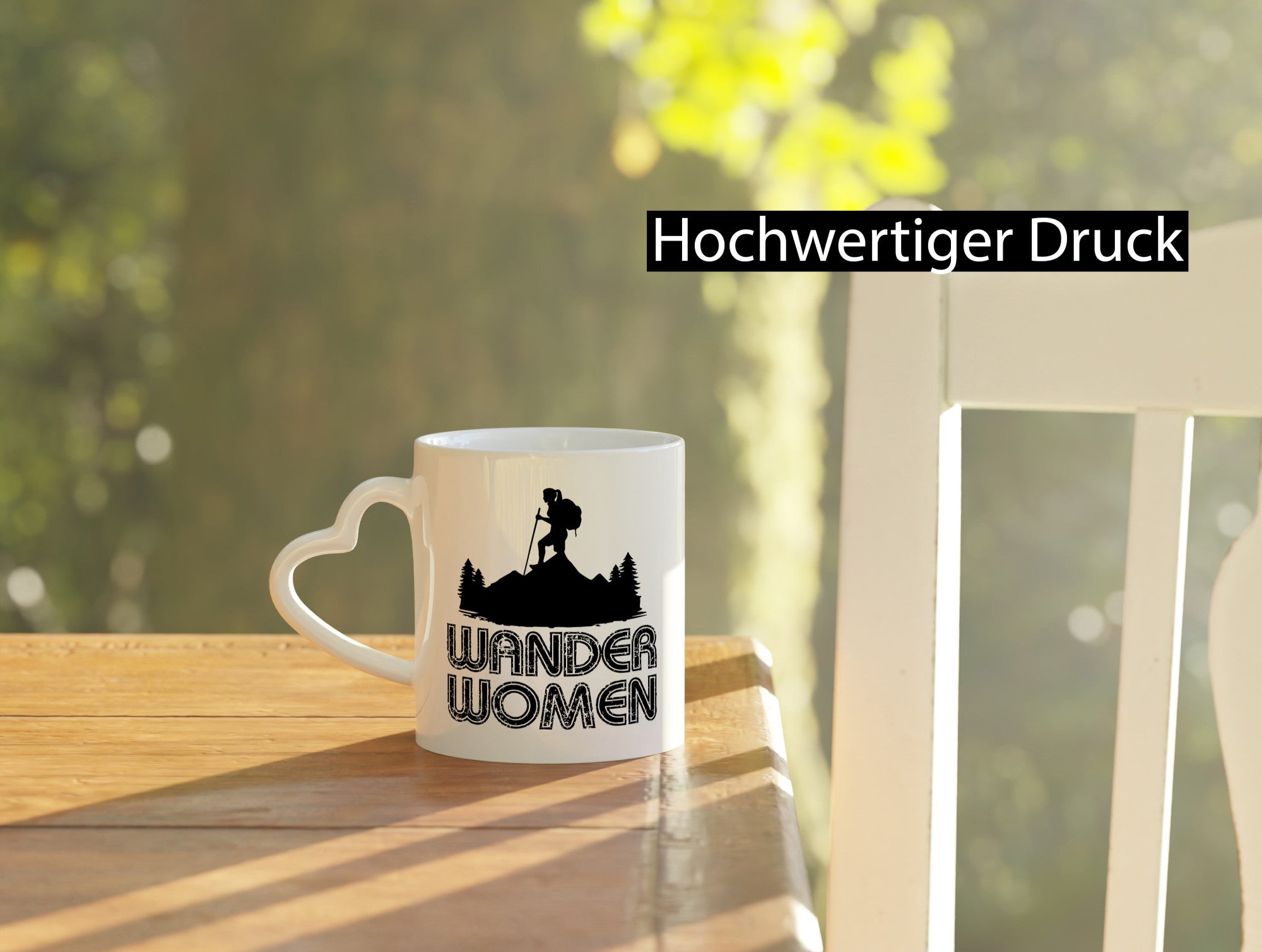 Wander Woman | Wandern Berge Geschenk Familie Geschenkidee lustiger Spruch Tasse