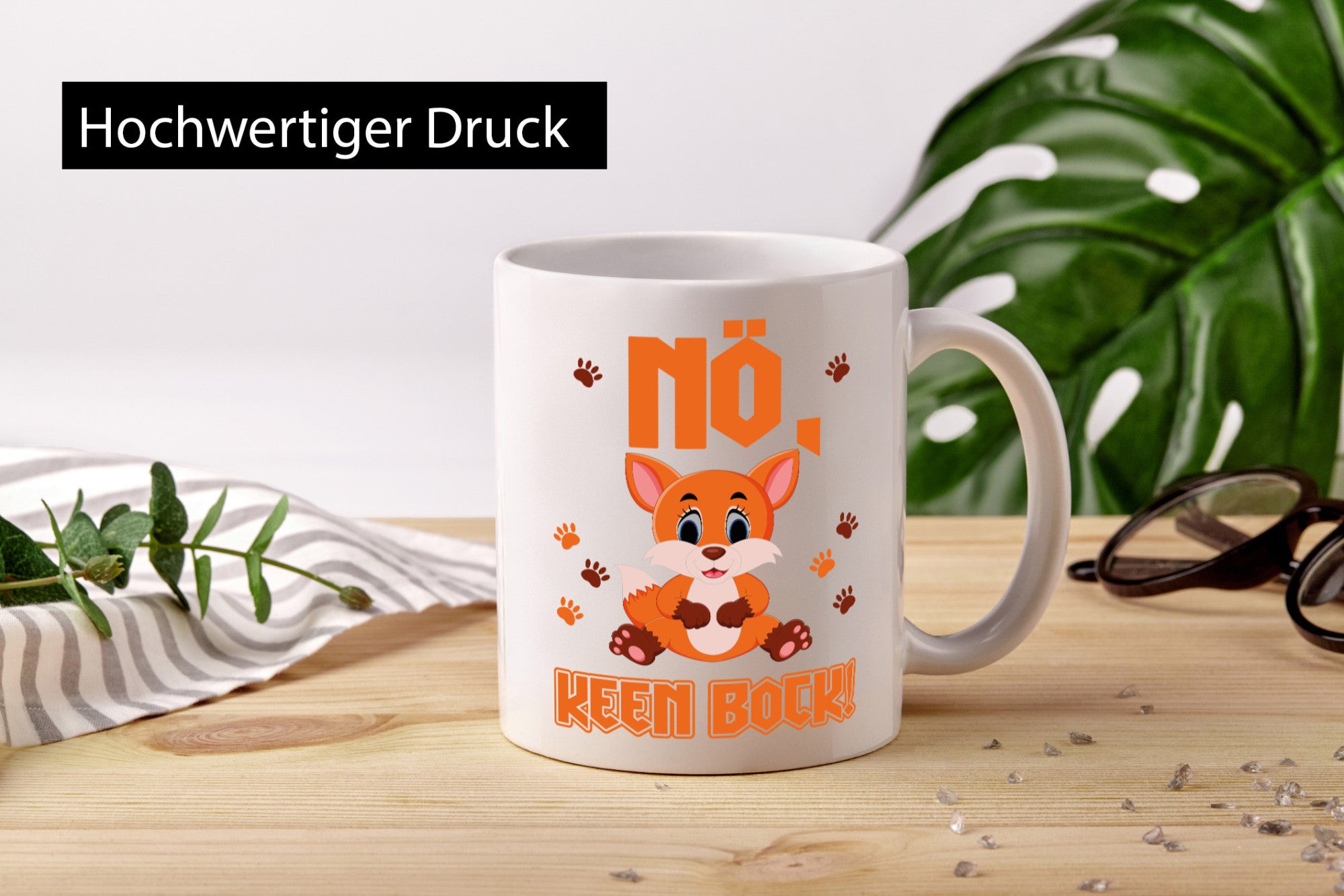 Nö, keen Bock Humor Geschenkidee Tasse