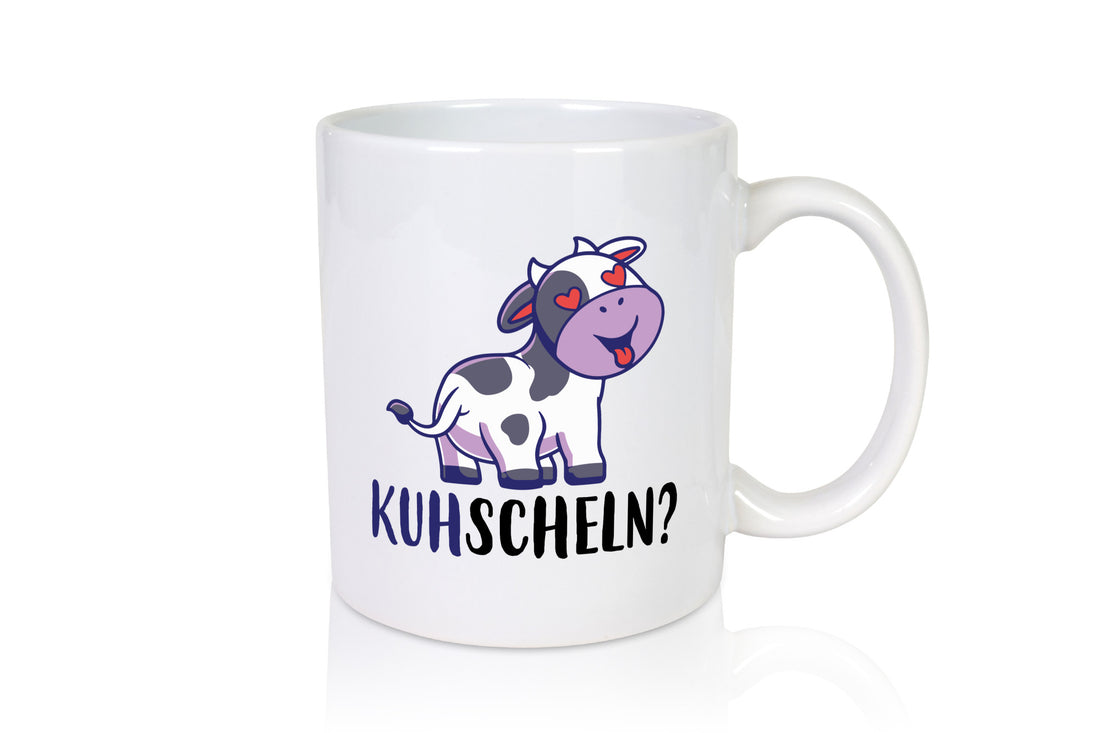 Kuhscheln | Kuh Kuscheln Paar Geschenk Humor Geschenkidee lustiger Spruch Tasse