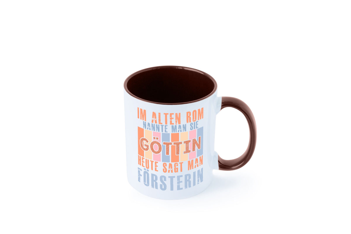 Heute sagt man: Försterin | Forst Arbeit lustig Kollegen Büro Geschenk Tasse
