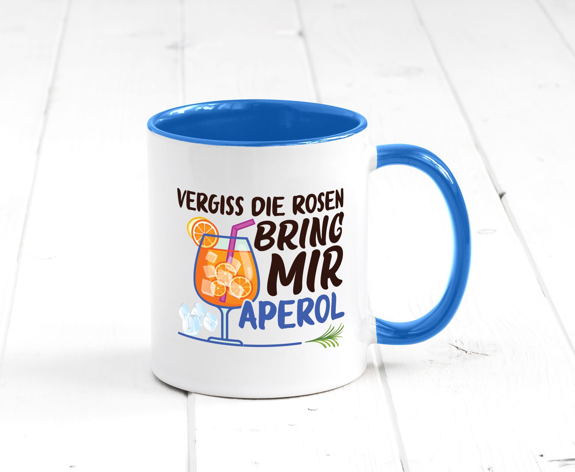 Bring mir Aperol | Rosen Paar Party Geschenkidee Humor Tasse