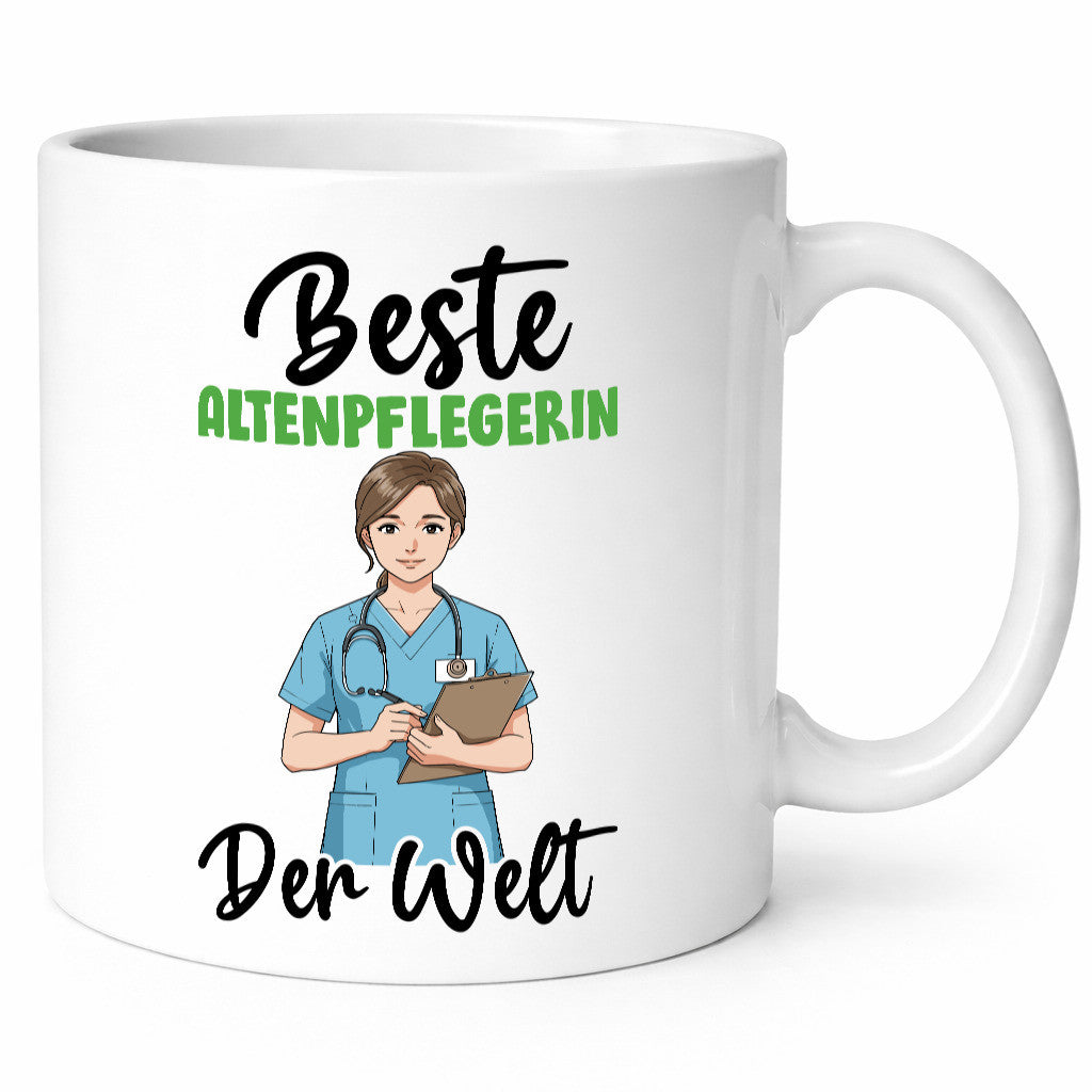 Bester Altenpflegerin | Pflegepersonal Pflege Geschenkidee Humor Tasse