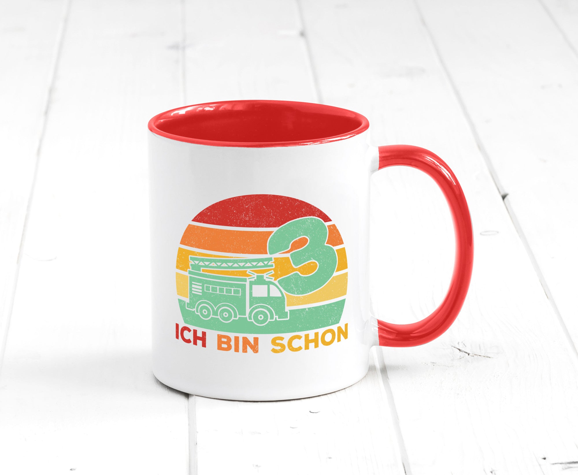 3. geburtstag | Feuerwehrauto 3 Jahre Feuerwehr Geschenk Geschenkidee lustiger