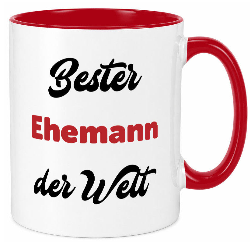 Bester Ehemann der Welt | Ehepaar Geschenkidee Humor Tasse