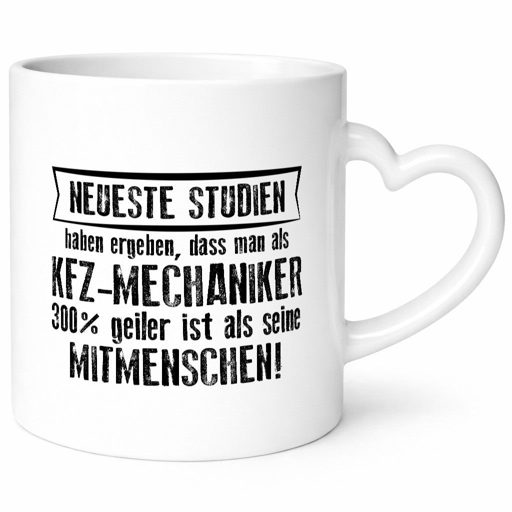 Neuste Studien: KFZ-Mechaniker | Werkstatt Mechaniker Geschenkidee Humor Tasse