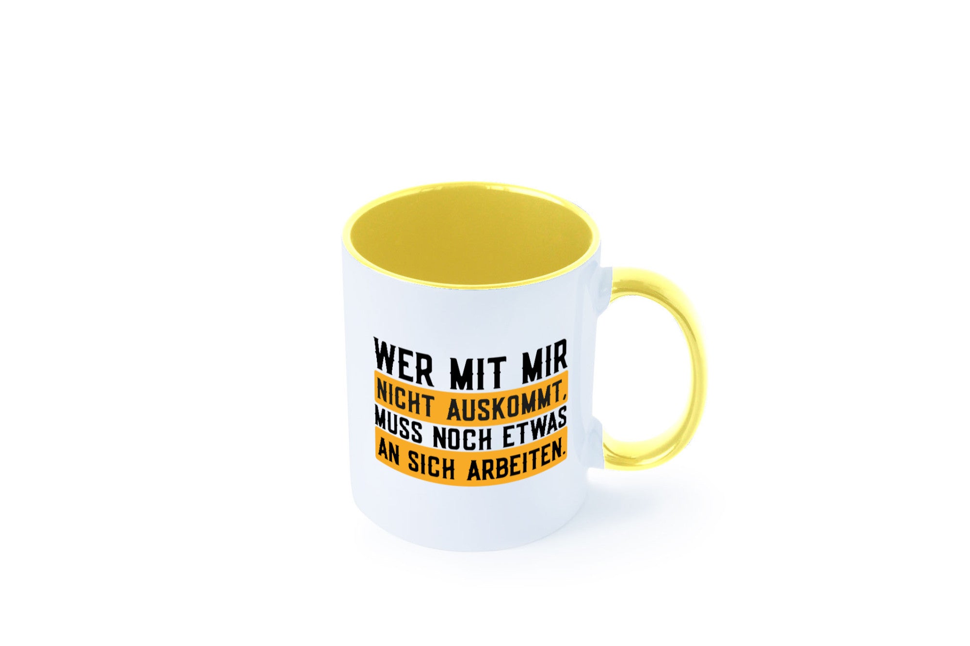 Wer mit mir nicht auskommt | Selbstbewusst lustiger Spruch Geschenk Humor