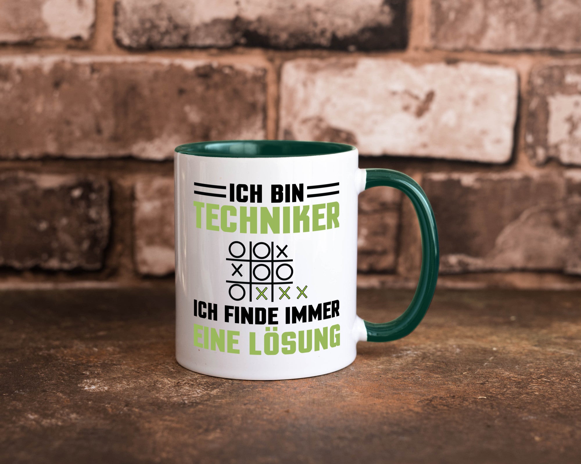 Ich bin Techniker finde immer eine Lösung | lustiger Spruch Geschenk Humor
