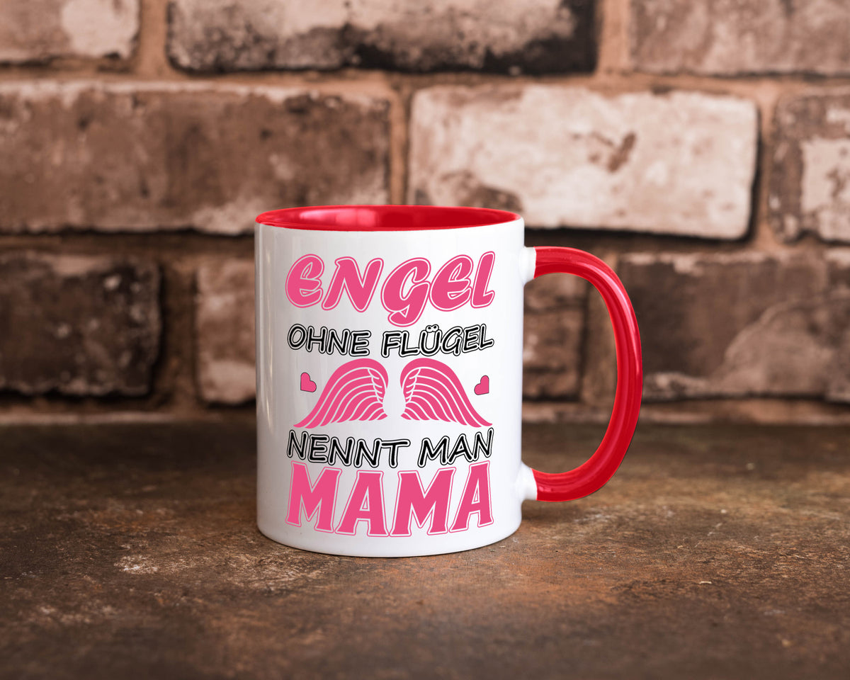 Mama Engel Humor Familie Geschenkidee Tasse