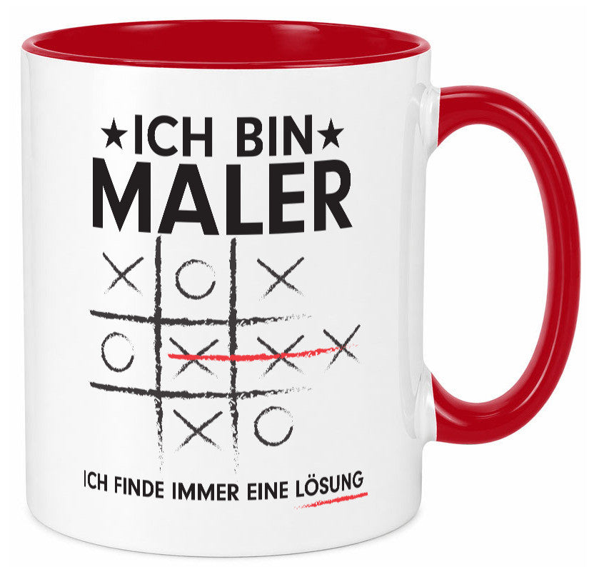 Löse Probleme: Maler | Malerei Geschenkidee Humor Tasse