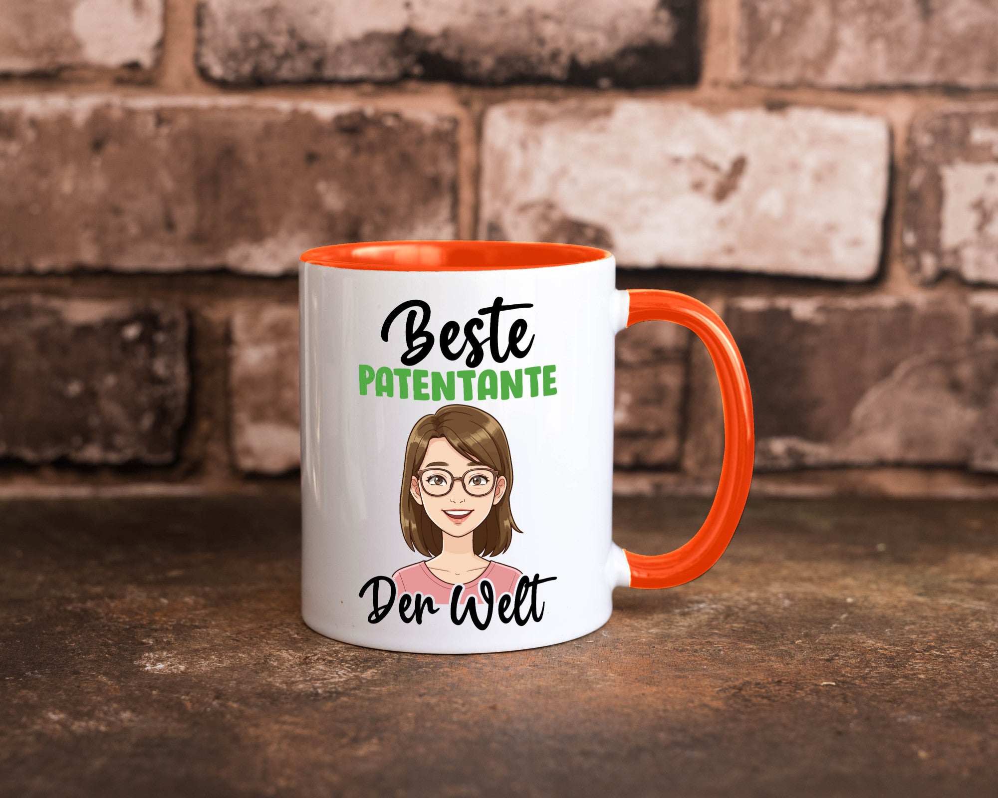 Beste Patentante | Tante lustiger Spruch Geschenk Humor Geschenkidee Tasse