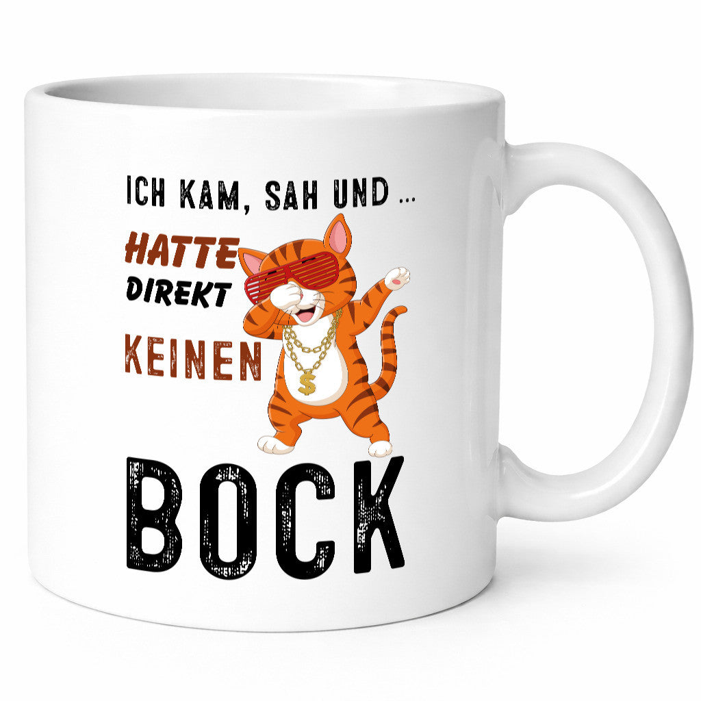 Ich habe keinen Bock lustiger Spruch Geschenk Humor Geschenkidee Tasse